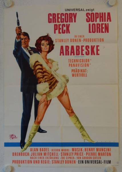 Arabesque original release german movie poster